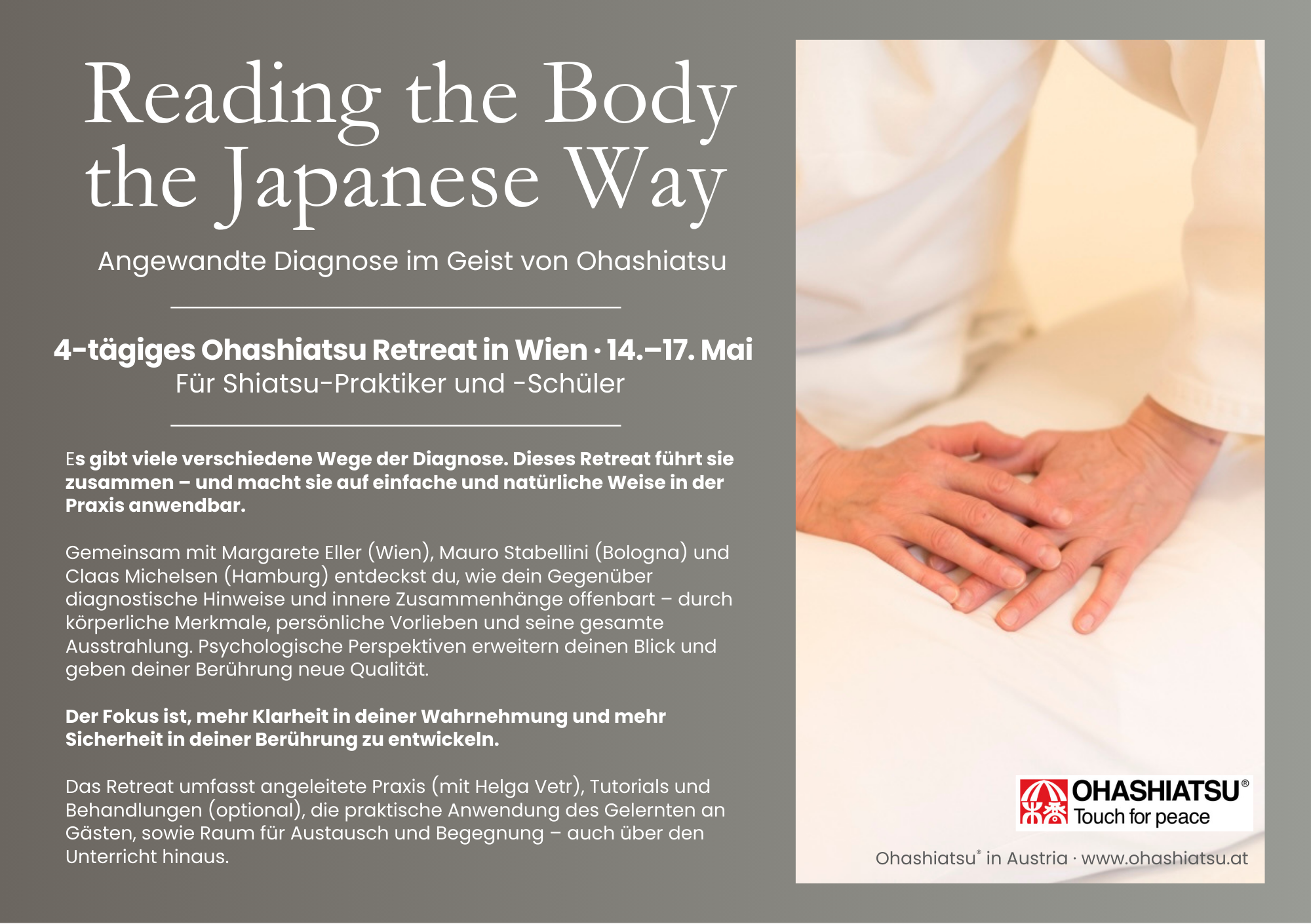 Ohashiatsu Retreat in Vienna
